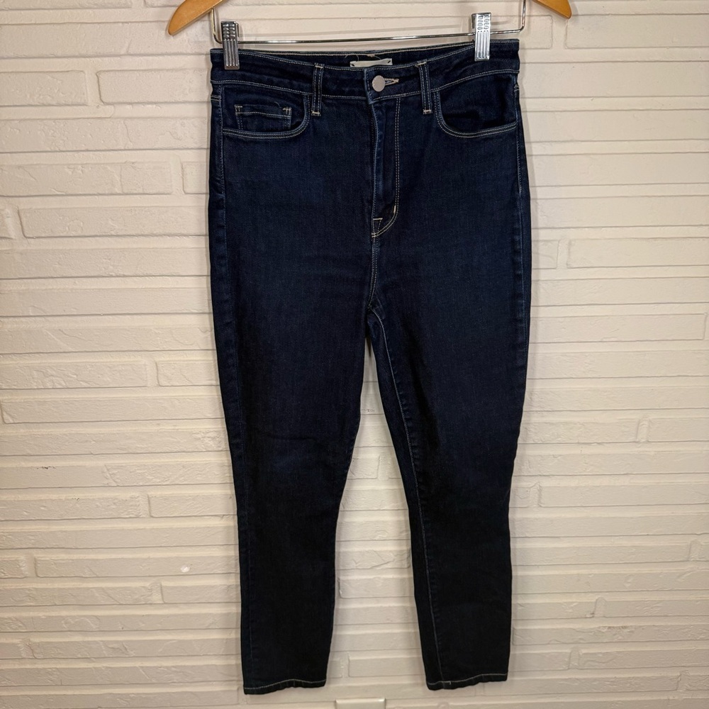 L’Agence Dark Wash Monique Ultra High Rise Skinny Jeans, Women’s Size 27